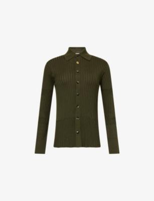 Collared Button-Through Cashmere and Silk-Blend Top by BOTTEGA VENETA