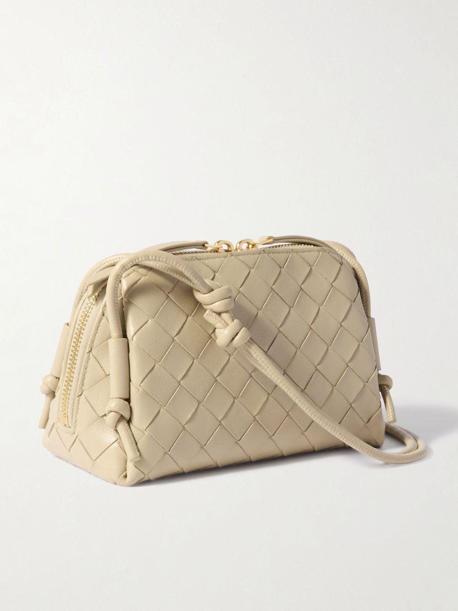 Concert Pouch intrecciato leather shoulder bag by BOTTEGA VENETA