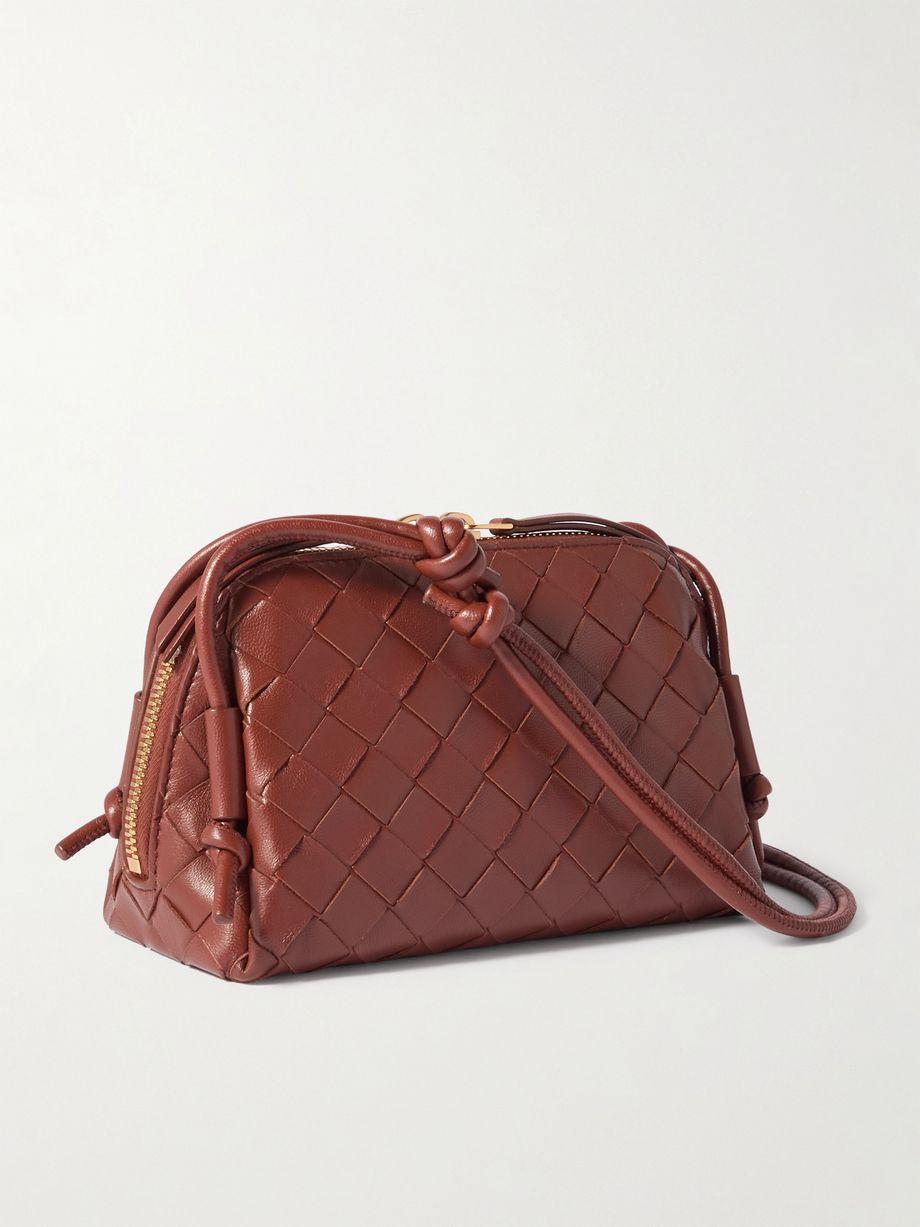 Concert Pouch intrecciato leather shoulder bag by BOTTEGA VENETA