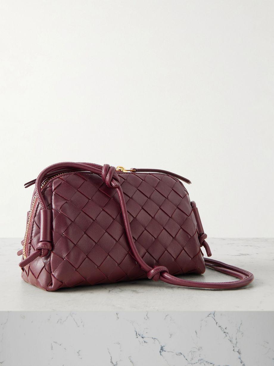 Concert Pouch intrecciato leather shoulder bag by BOTTEGA VENETA