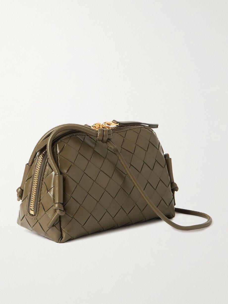 Concert Pouch intrecciato leather shoulder bag by BOTTEGA VENETA