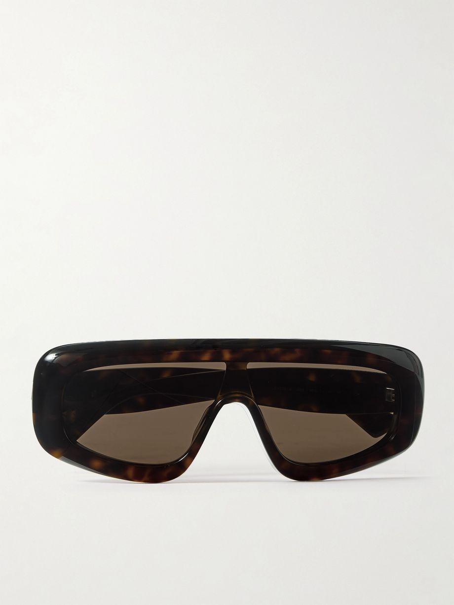 D-frame tortoiseshell acetate sunglasses by BOTTEGA VENETA