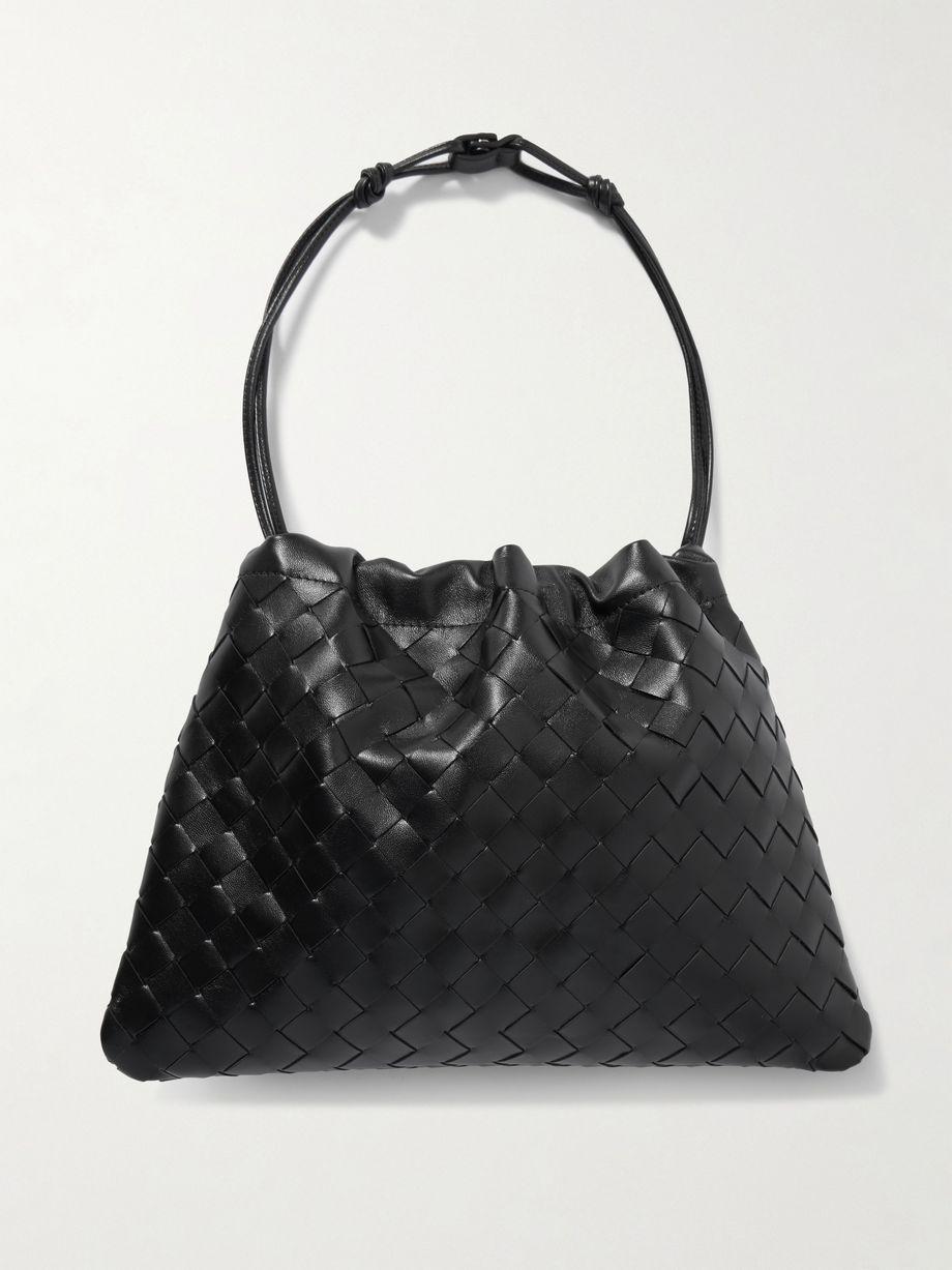 Dustbag medium Intrecciato leather clutch by BOTTEGA VENETA