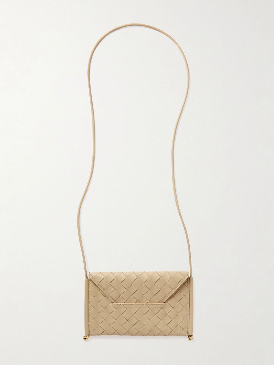 Embellished intrecciato leather shoulder bag by BOTTEGA VENETA