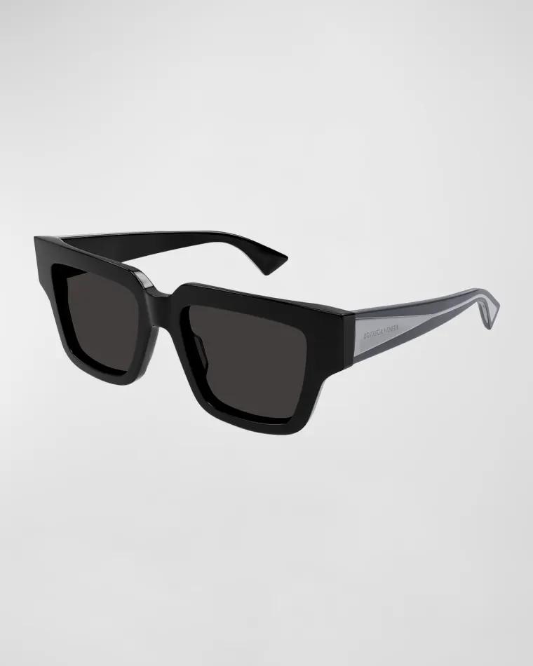 Engraved Logo Acetate Cat Eye Sunglasses by BOTTEGA VENETA