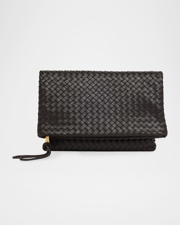 Folded Nappa Leather Clutch Bag by BOTTEGA VENETA
