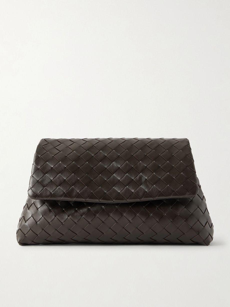 Giorno Intrecciato leather shoulder bag by BOTTEGA VENETA