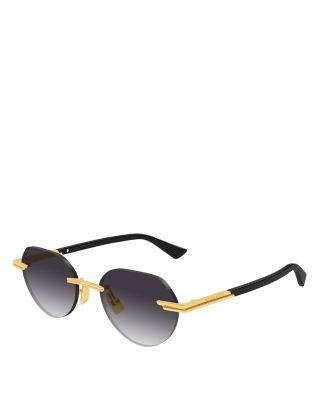 Glasant Rimless Round Sunglasses by BOTTEGA VENETA
