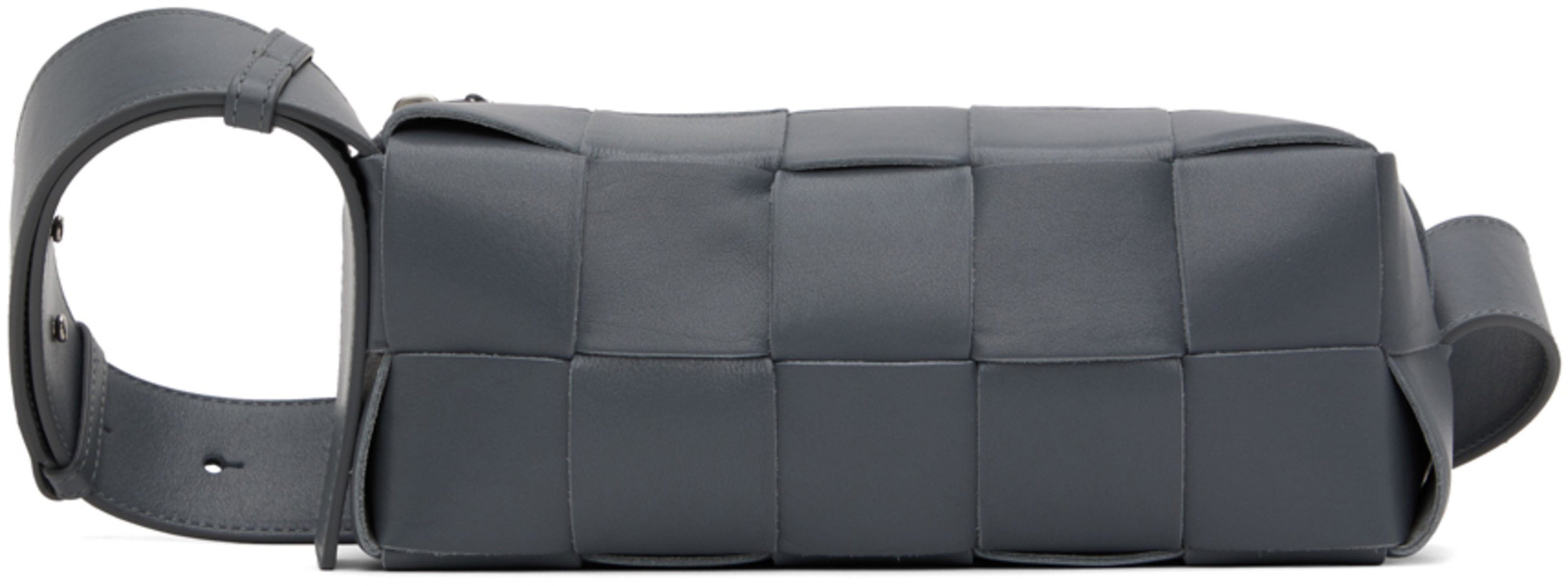 Gray Small Cassette Bag by BOTTEGA VENETA