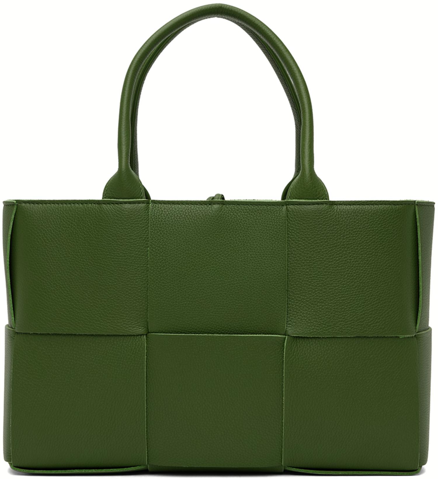 Green Arco Tote by BOTTEGA VENETA