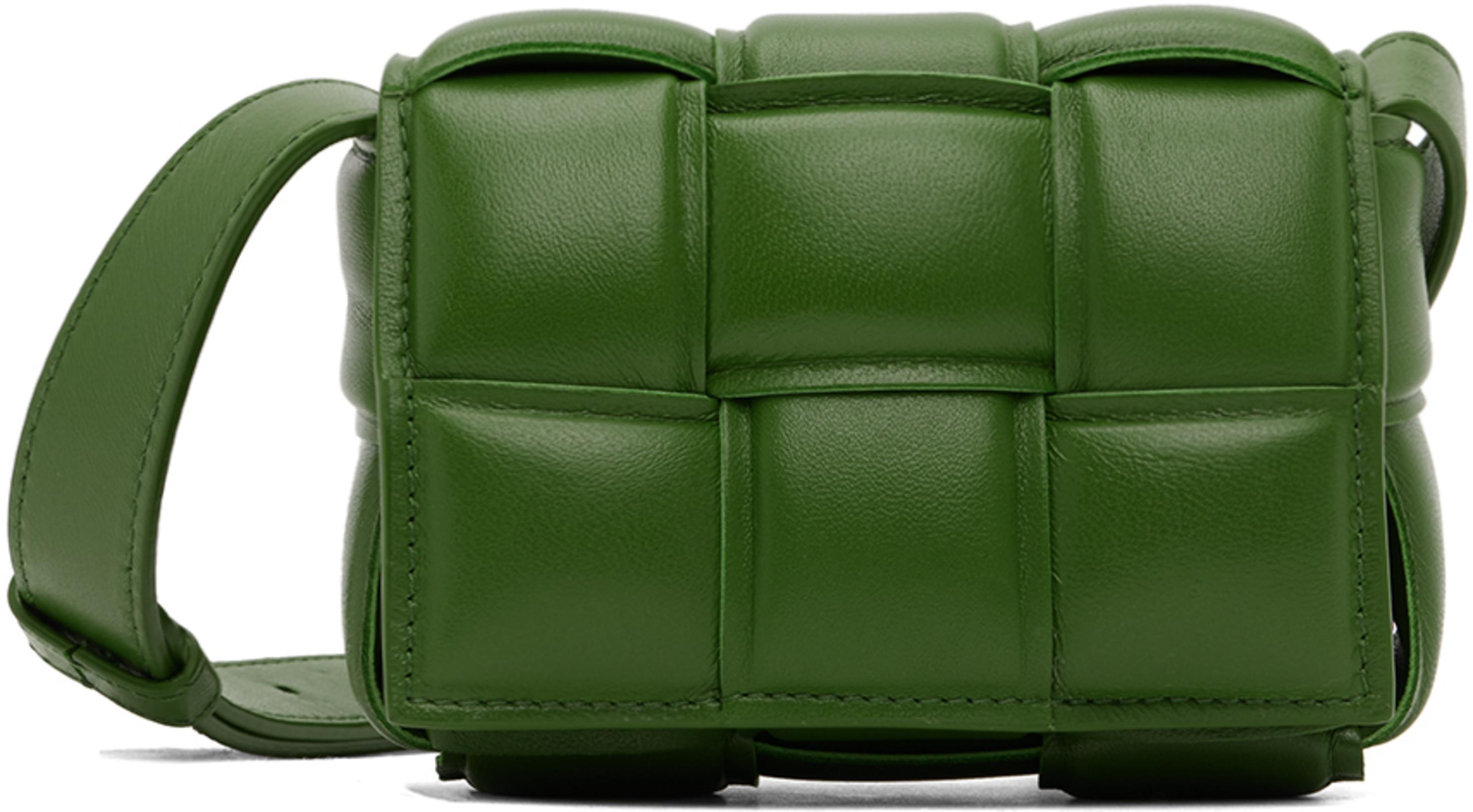 Green Candy Padded Cassette Bag by BOTTEGA VENETA