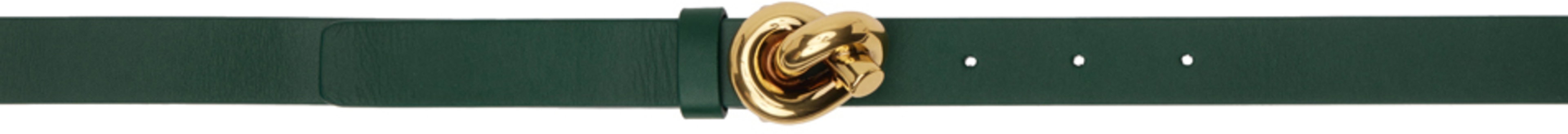 Green Knot Belt by BOTTEGA VENETA