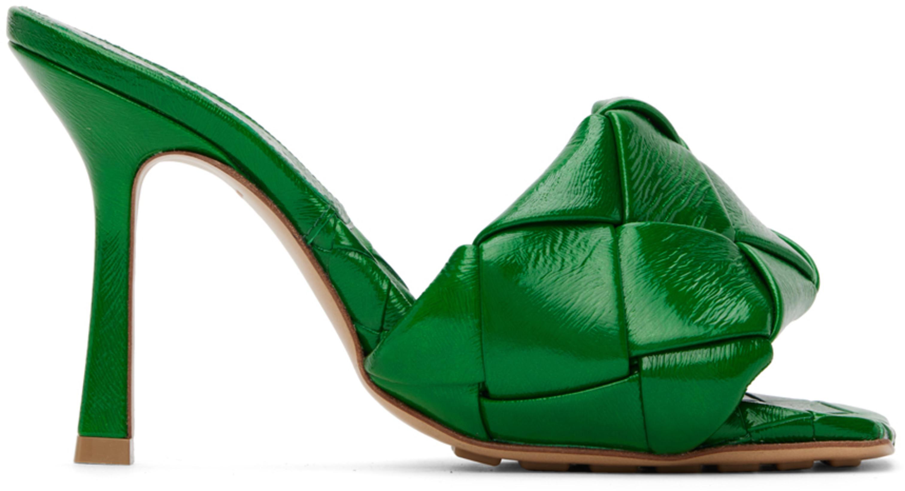Green Lido Mules by BOTTEGA VENETA