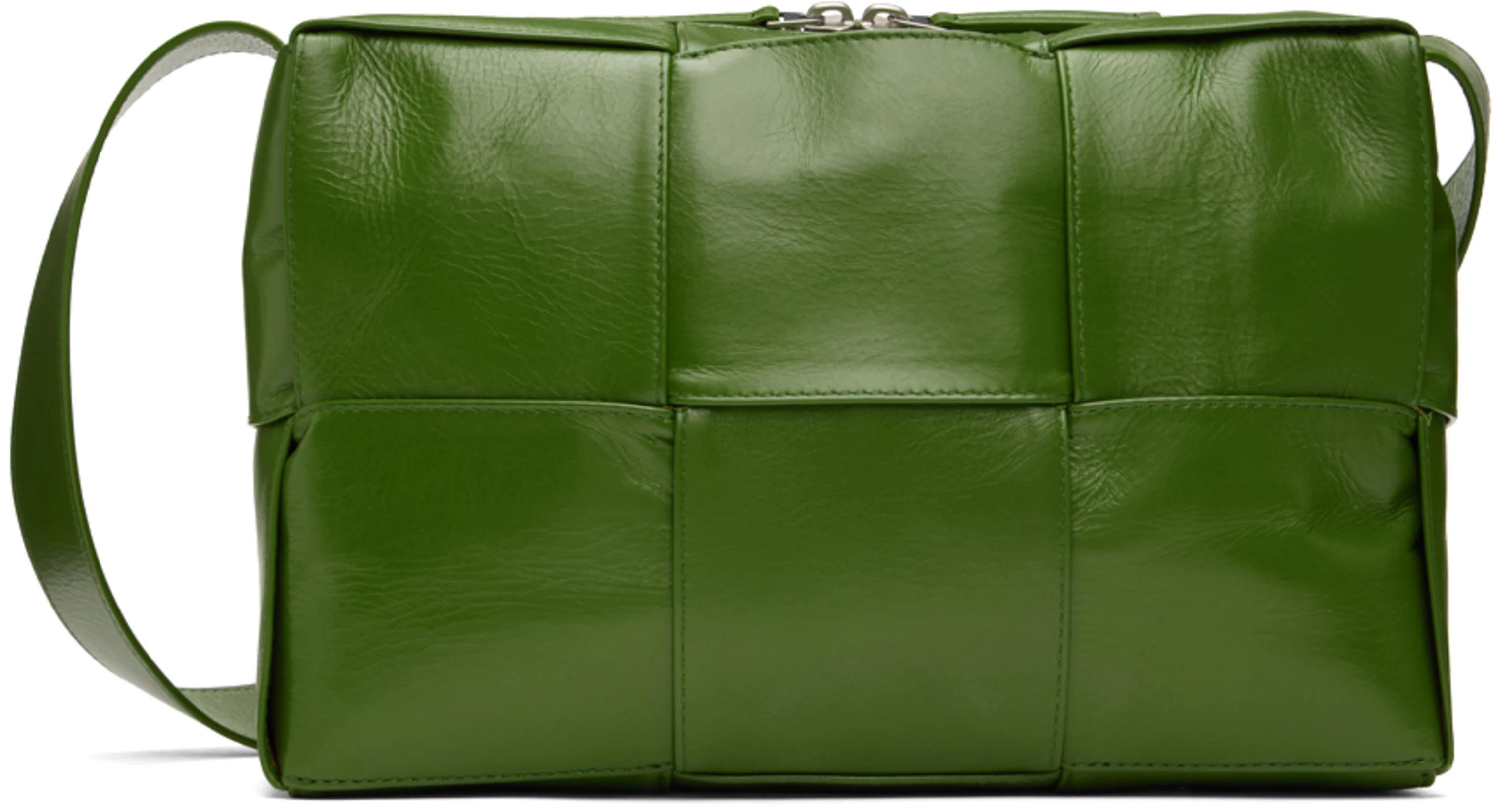 Green Medium Arco Camera Bag by BOTTEGA VENETA