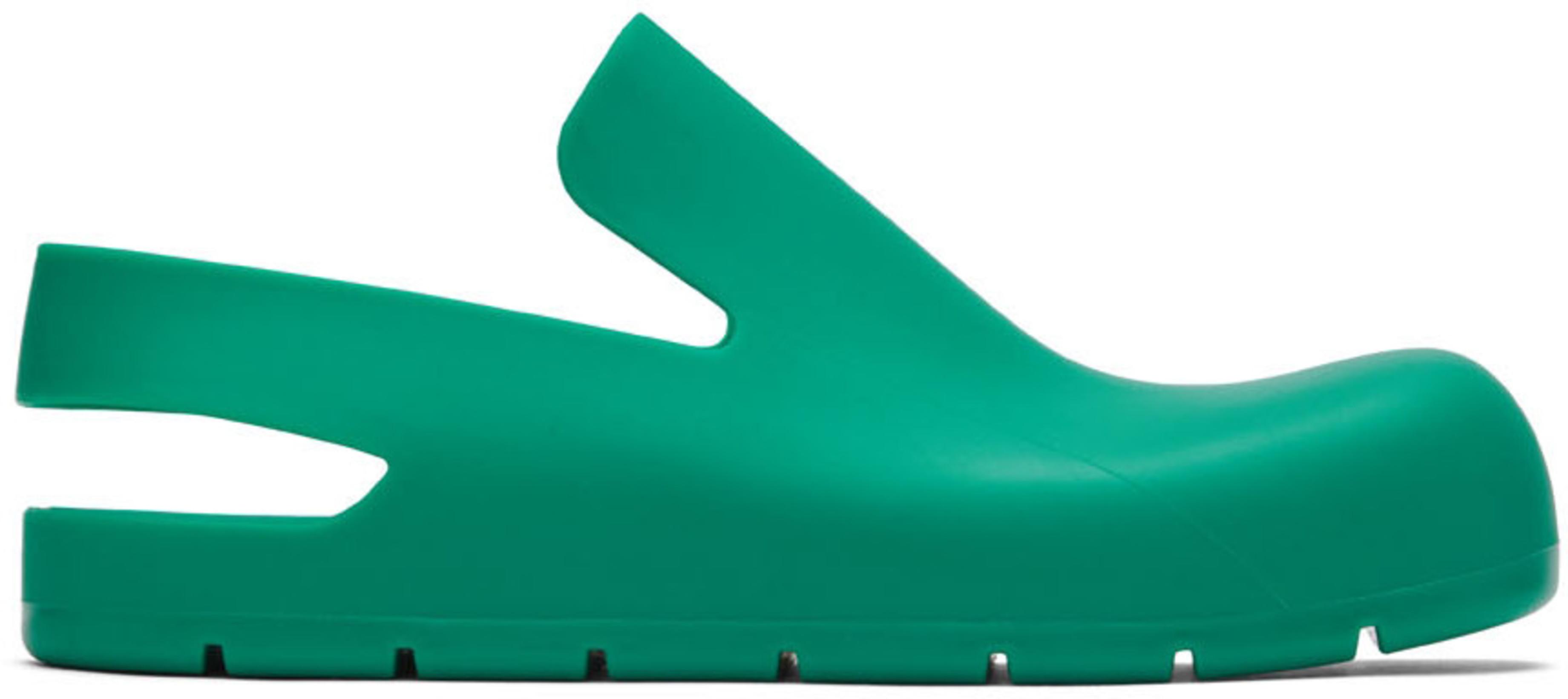 Green Puddle Loafers by BOTTEGA VENETA