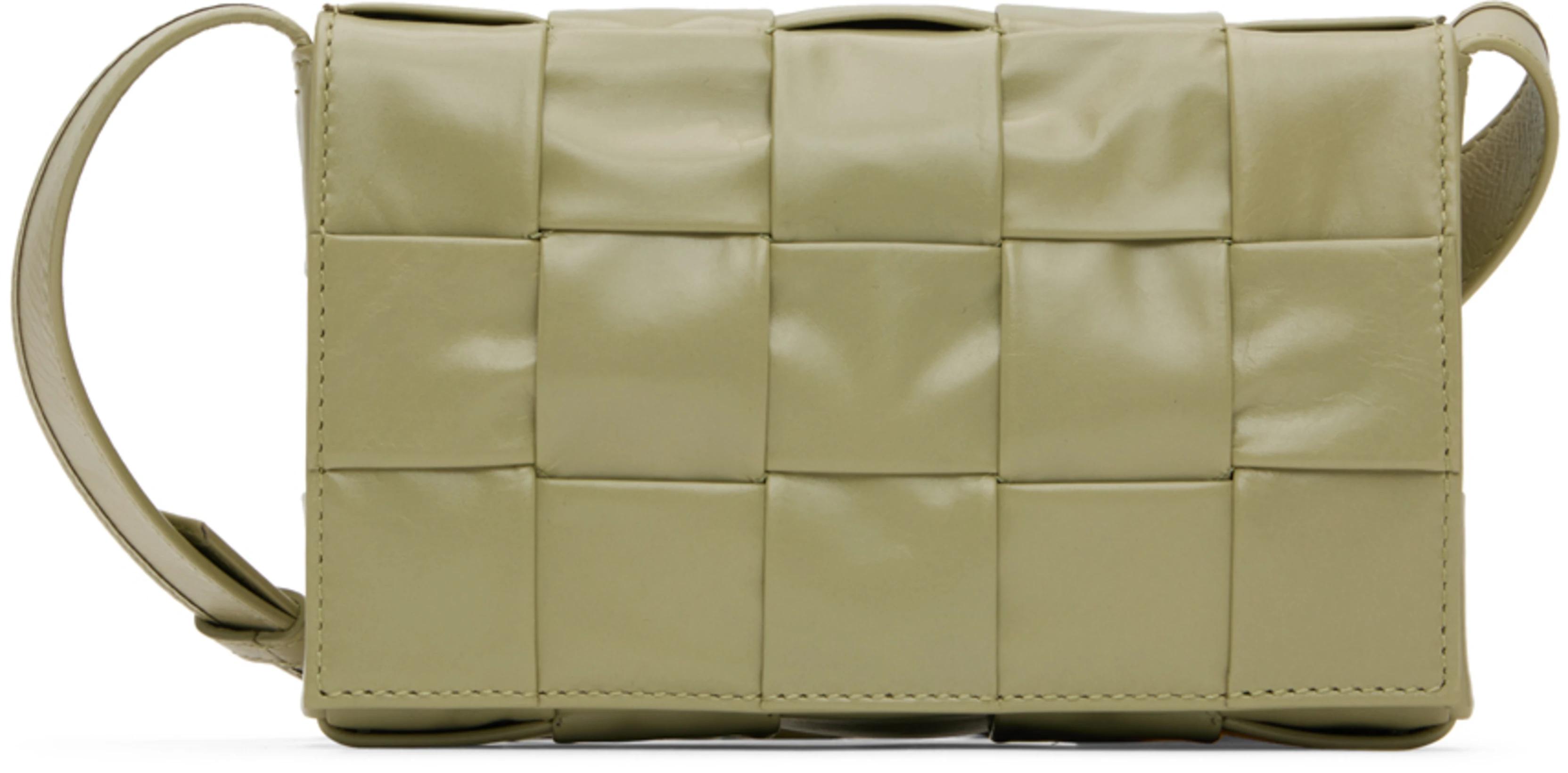 Green Small Cassette Bag by BOTTEGA VENETA
