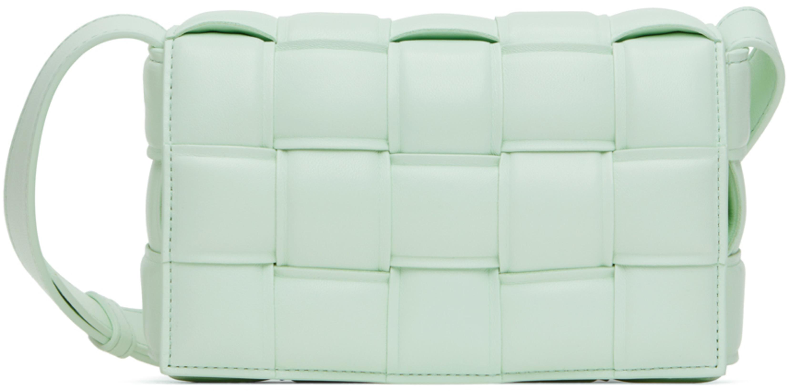 Green Small Padded Cassette Bag by BOTTEGA VENETA
