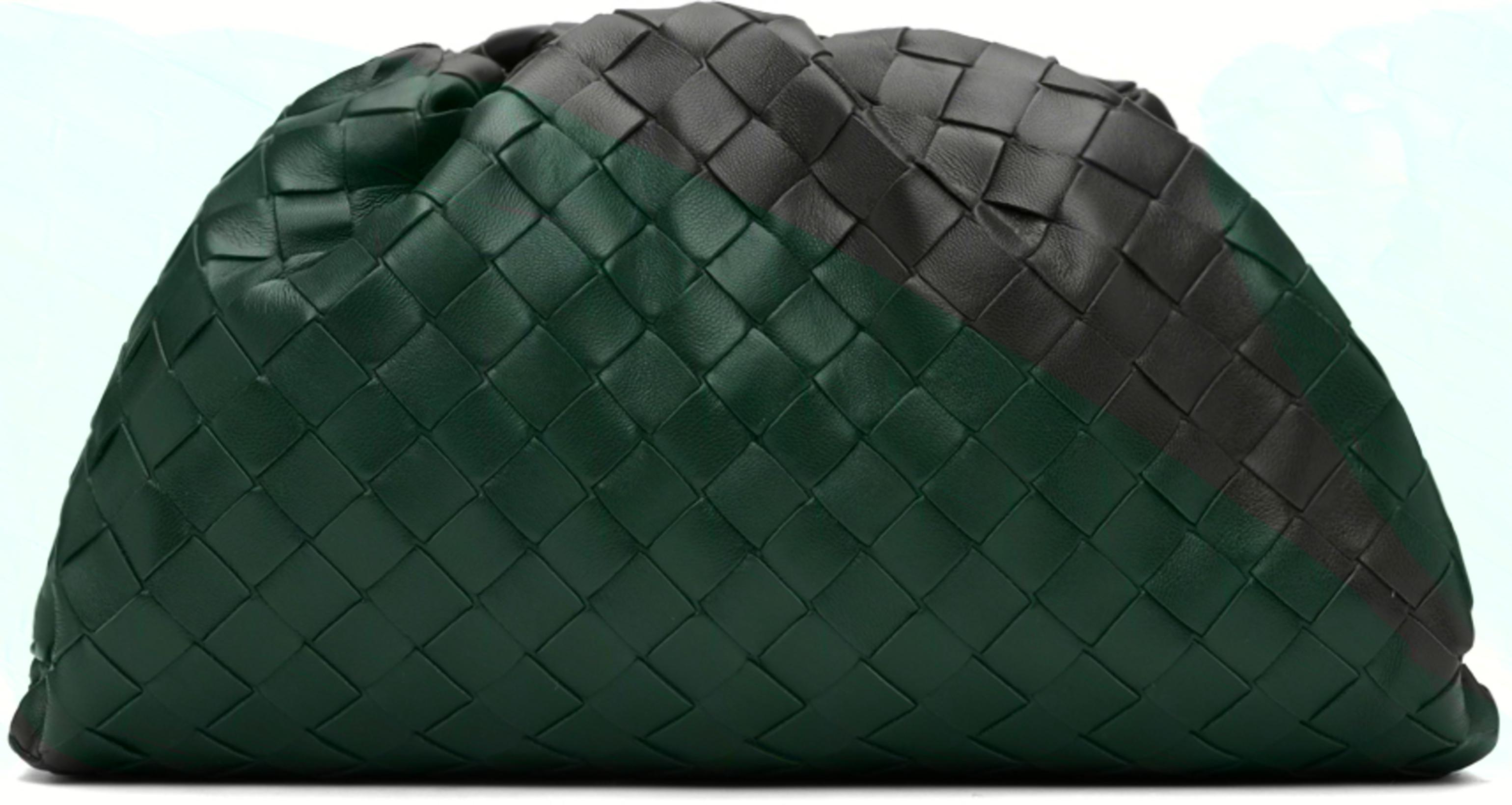 Green Teen Pouch by BOTTEGA VENETA