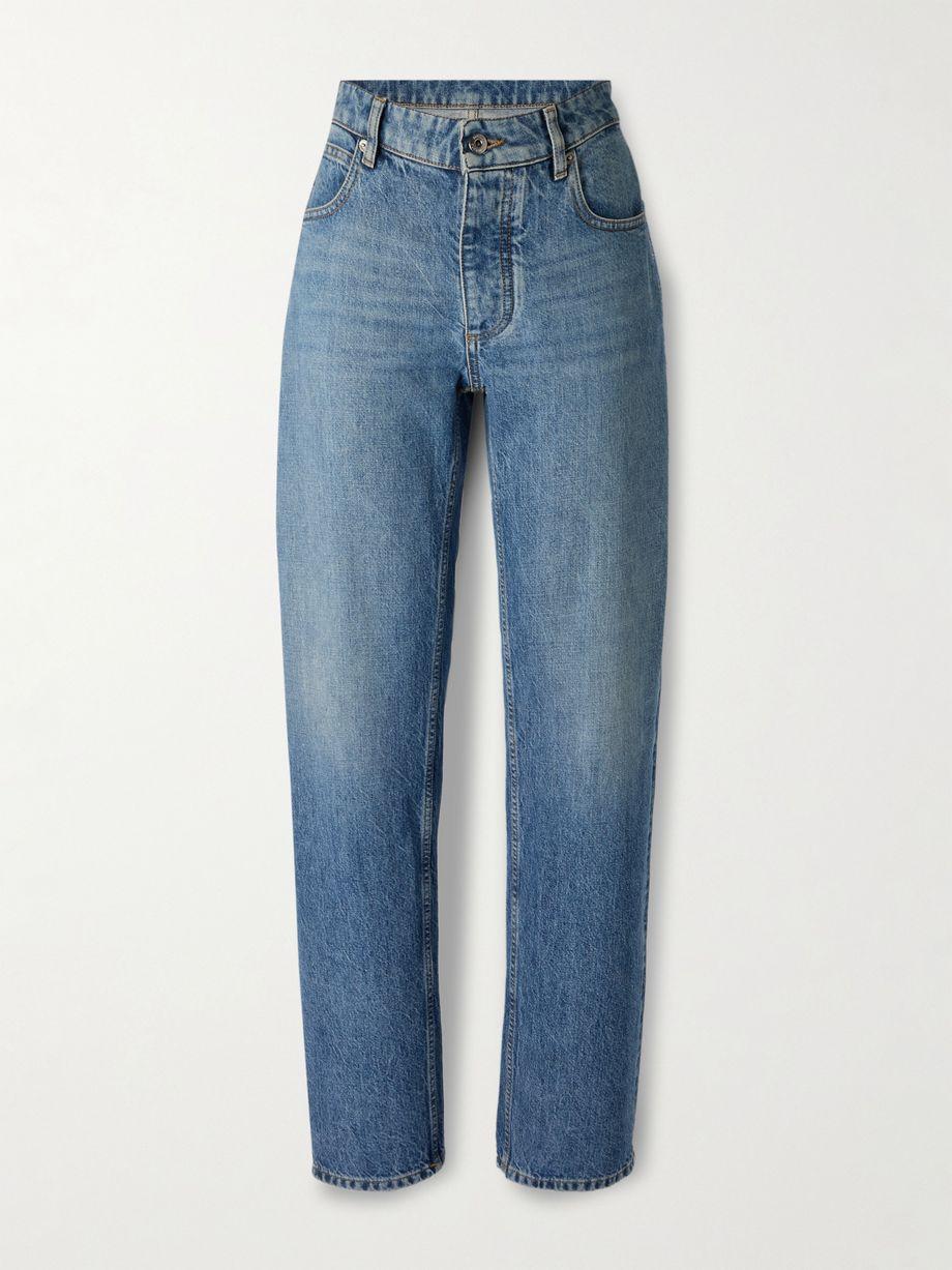 High-rise straight-leg jeans by BOTTEGA VENETA