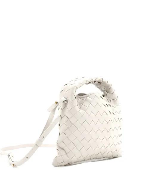 Hop Top Handle Bag Intrecciato Nappa Mini satchel by BOTTEGA VENETA 