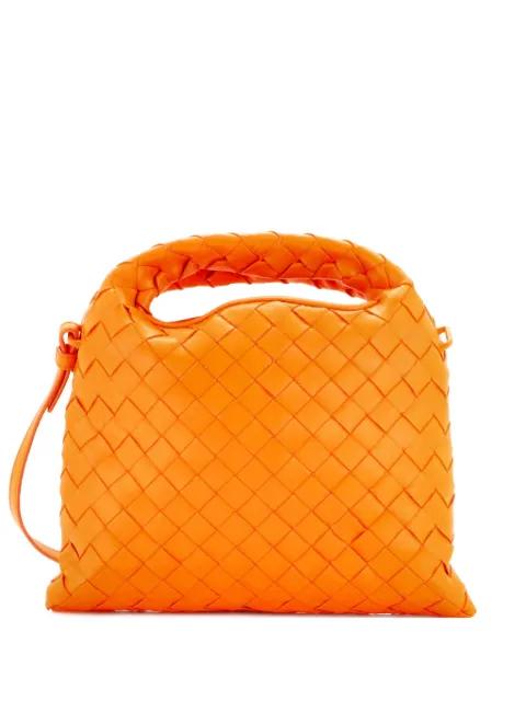 Hop Top Handle Bag Intrecciato Nappa Mini satchel by BOTTEGA VENETA 