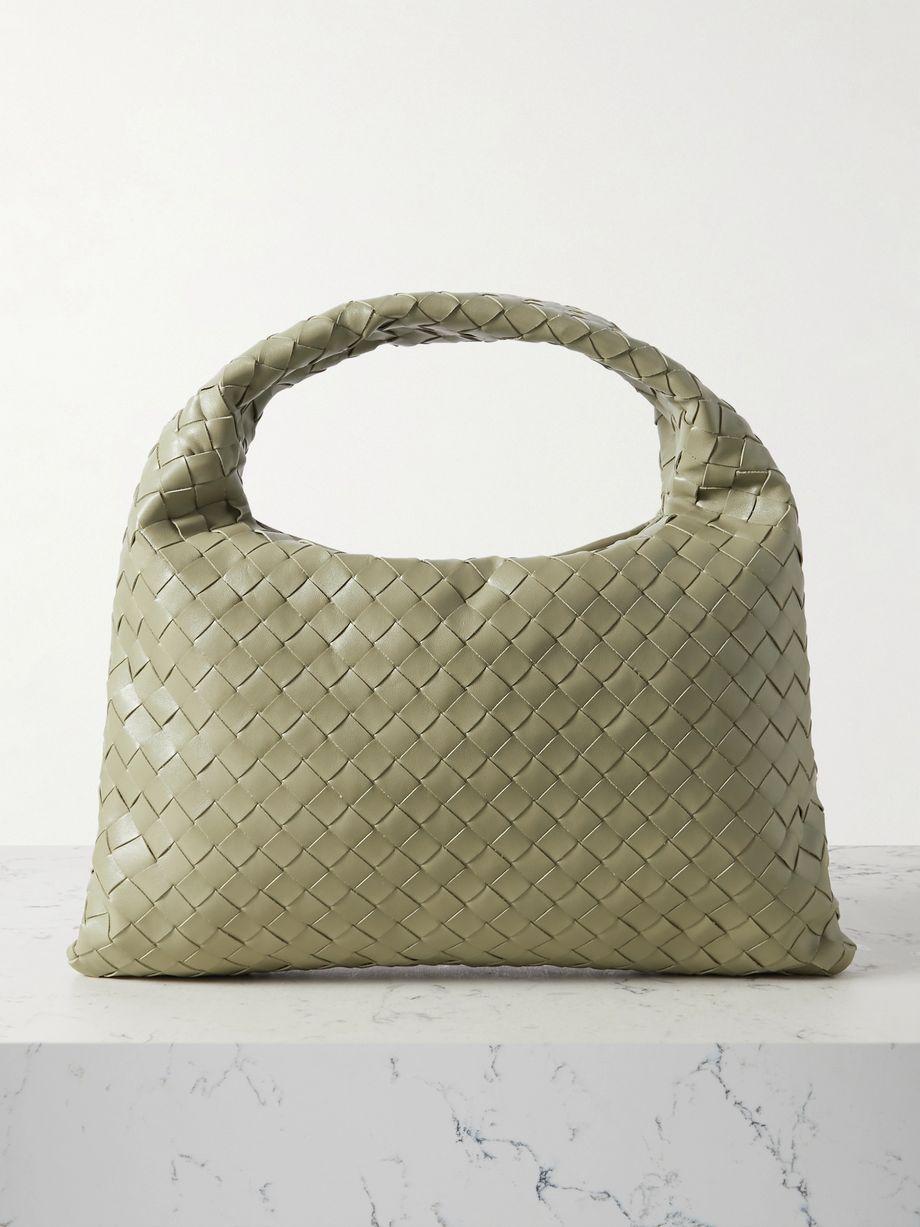 Hula Hoop small Intrecciato leather tote by BOTTEGA VENETA