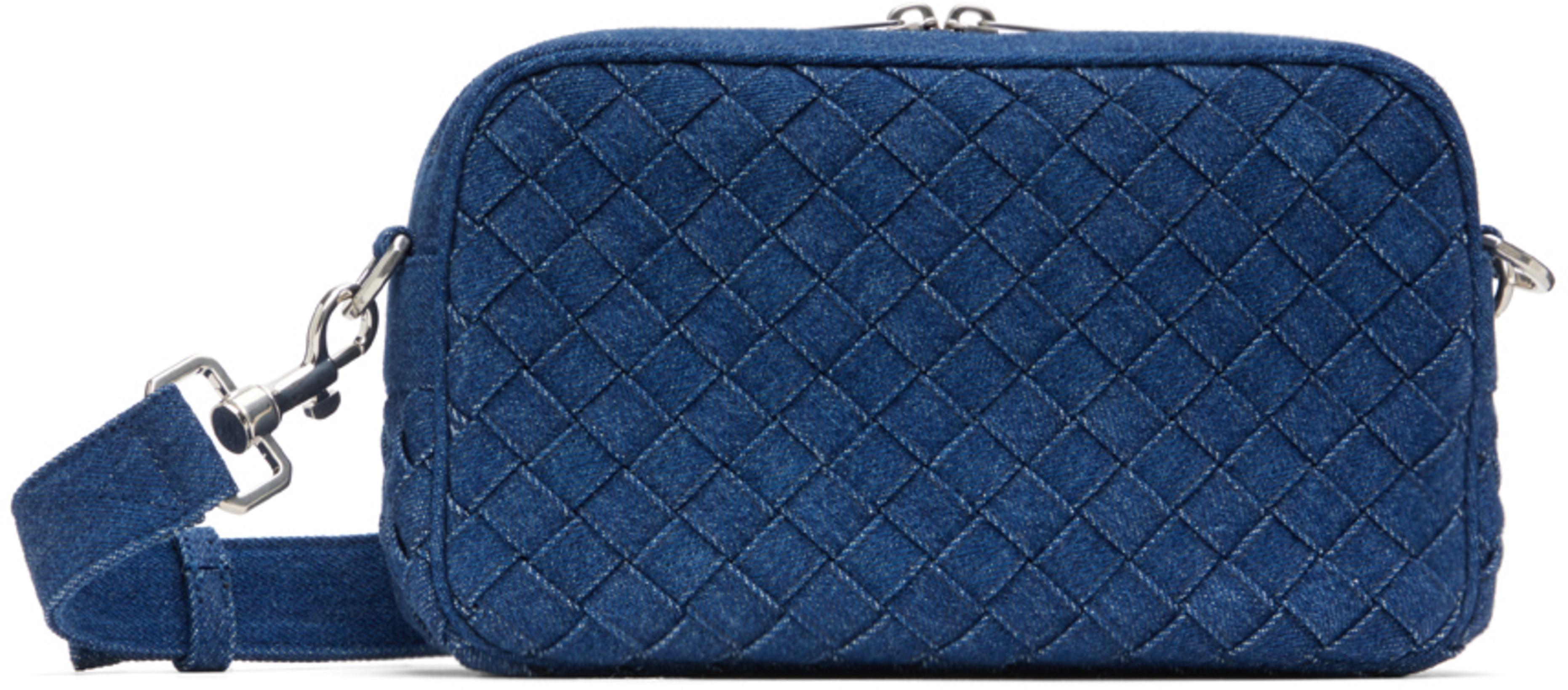 Indigo Small Intreccio Bag by BOTTEGA VENETA