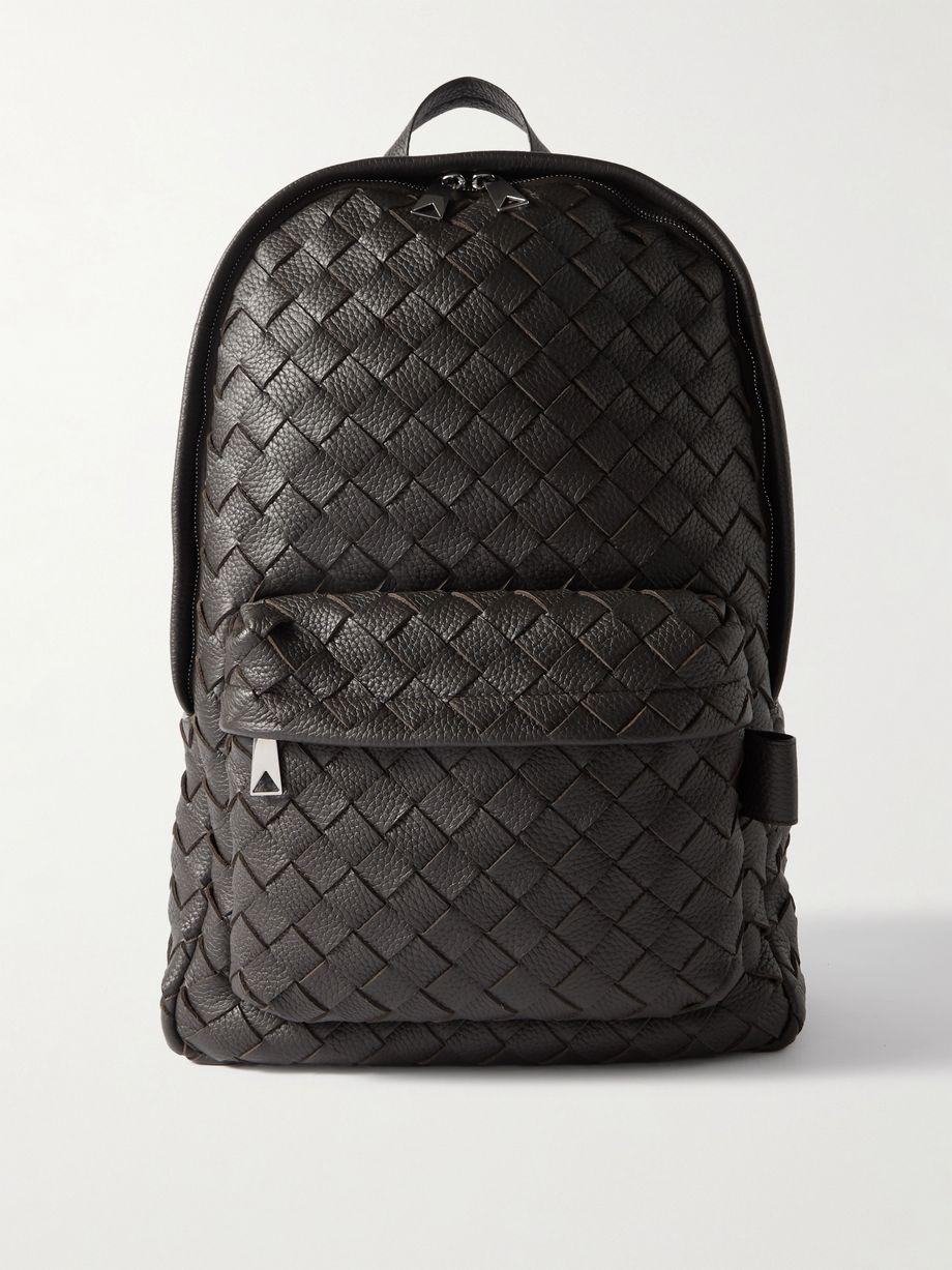 Intrecciato Full-Grain Leather Backpack by BOTTEGA VENETA