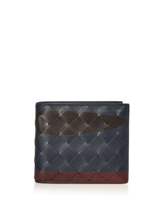 Intrecciato Leather Bifold Wallet by BOTTEGA VENETA