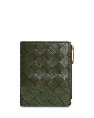 Intrecciato Leather Bifold Wallet by BOTTEGA VENETA