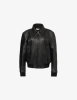 Intrecciato Leather Bomber Jacket by BOTTEGA VENETA