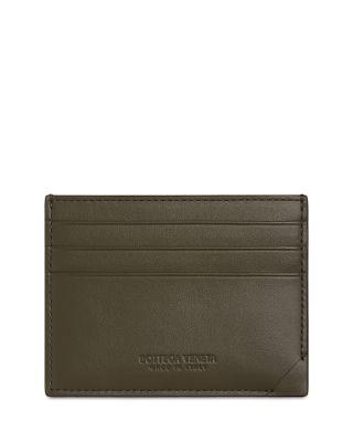 Intrecciato Stamp Credit Card Case by BOTTEGA VENETA