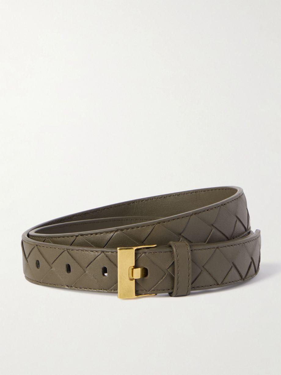 Intrecciato leather belt by BOTTEGA VENETA