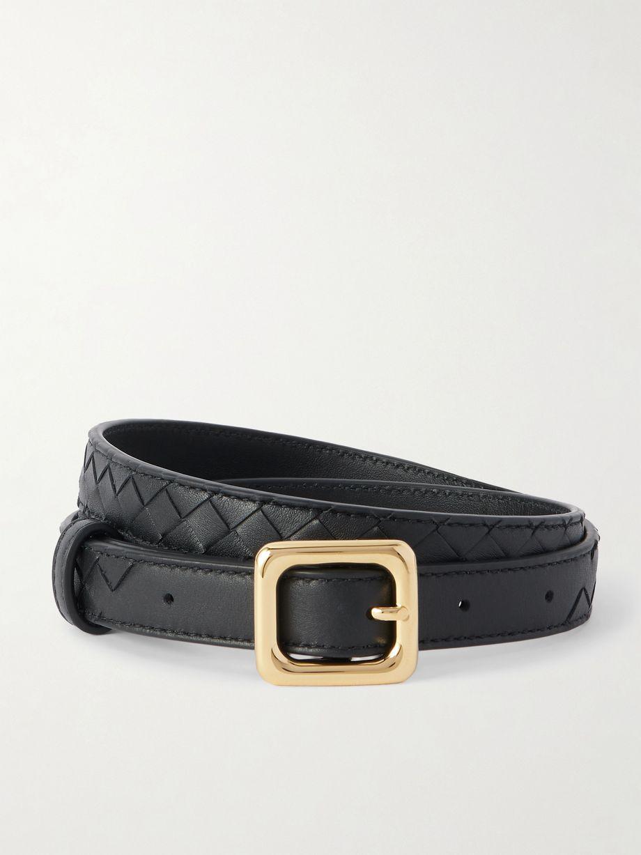 Intrecciato leather belt by BOTTEGA VENETA