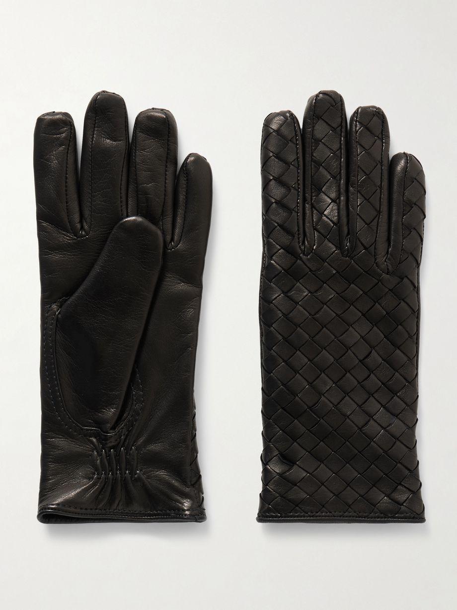 Intrecciato leather gloves by BOTTEGA VENETA
