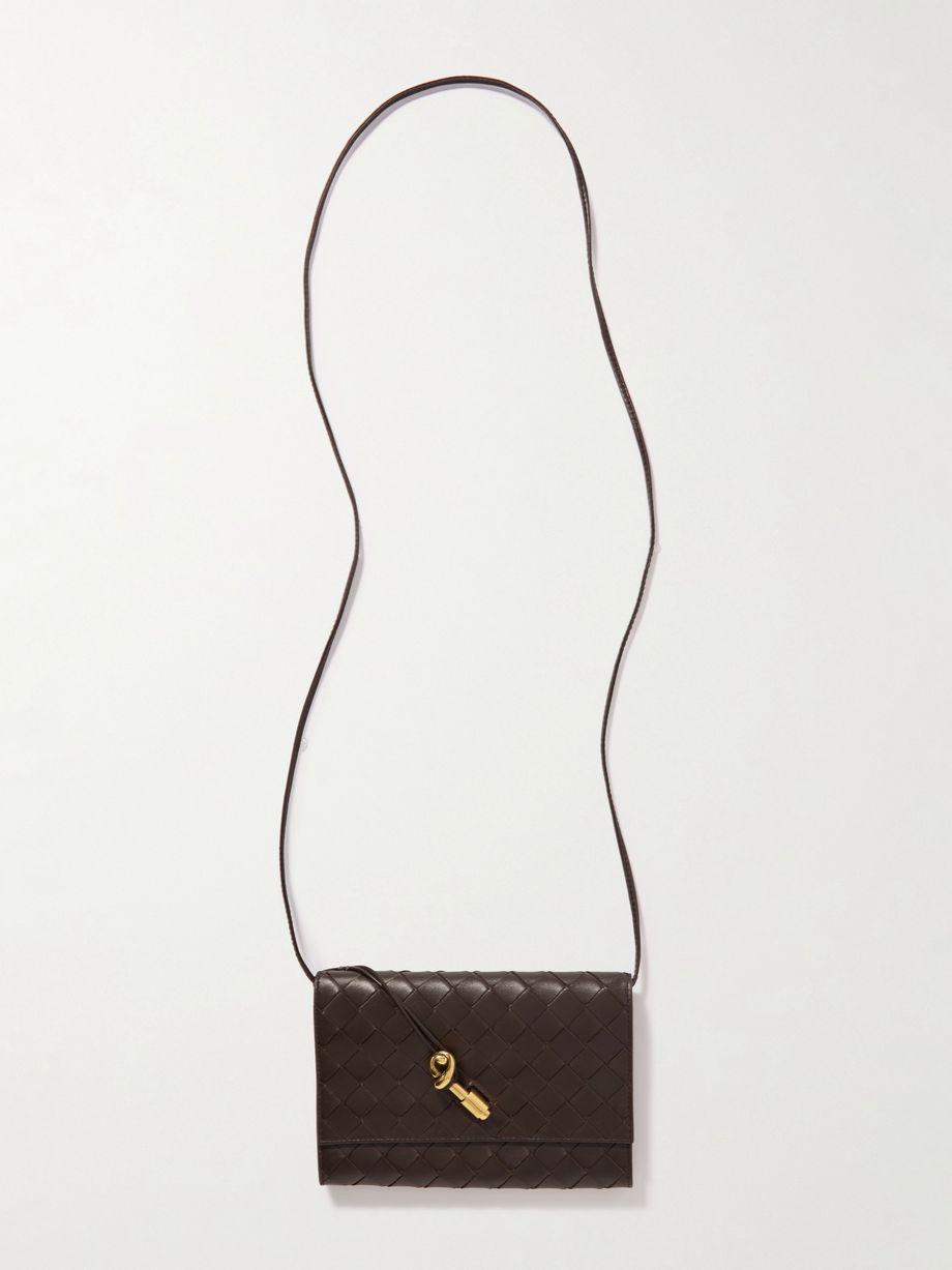 Intrecciato leather pouch by BOTTEGA VENETA