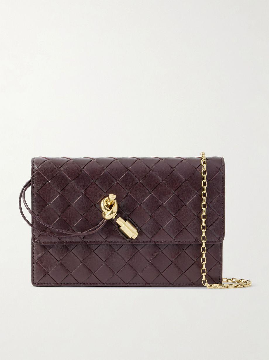 Intrecciato leather pouch by BOTTEGA VENETA