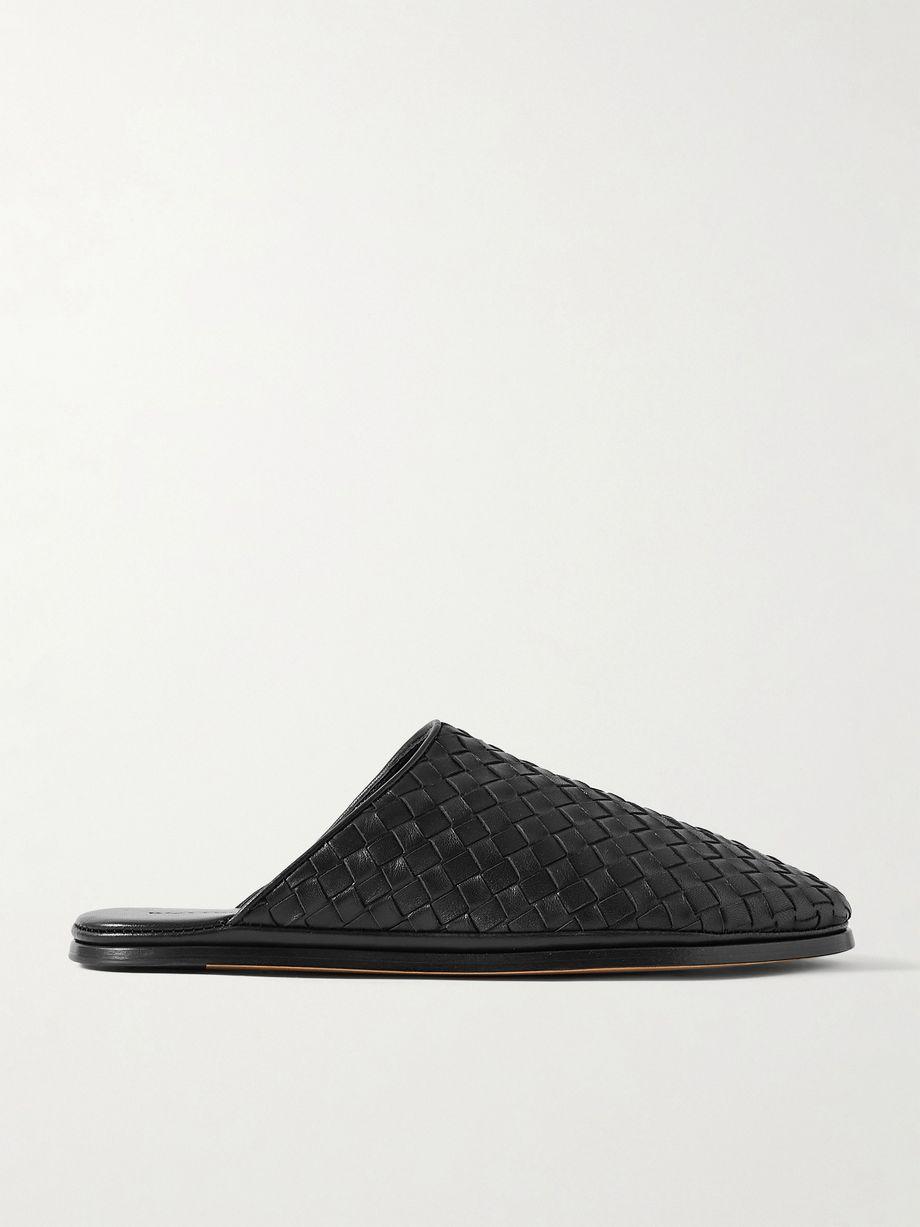 Intrecciato leather slippers by BOTTEGA VENETA