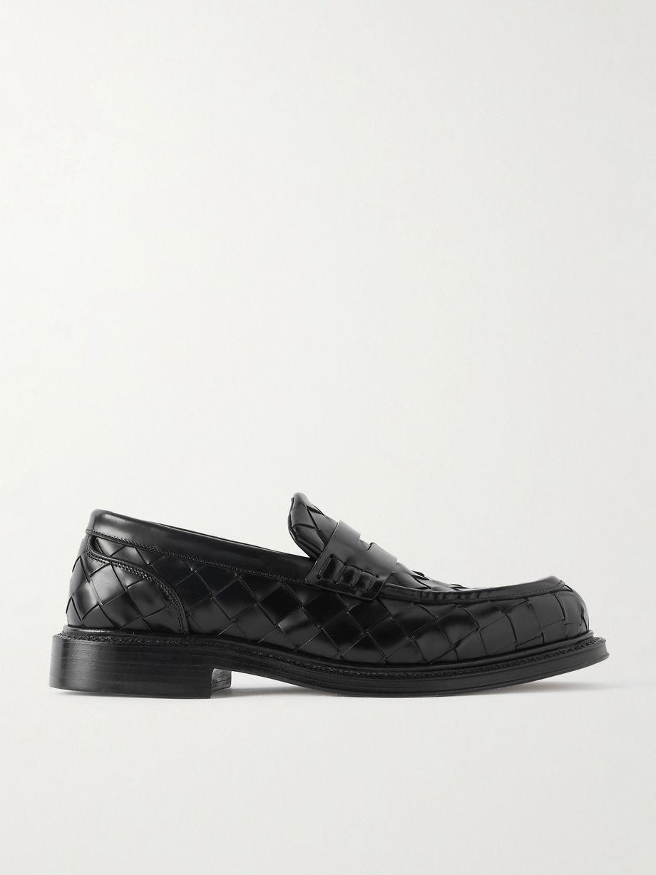 James intrecciato leather loafers by BOTTEGA VENETA
