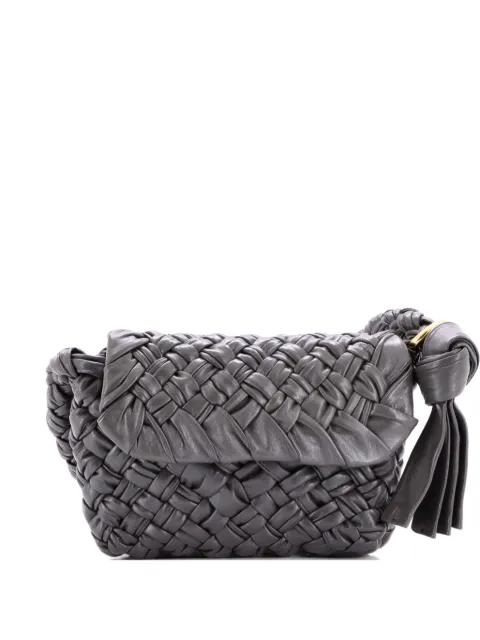 Kalimero Citta Intrecciato Plisse Leather shoulder bag by BOTTEGA VENETA 