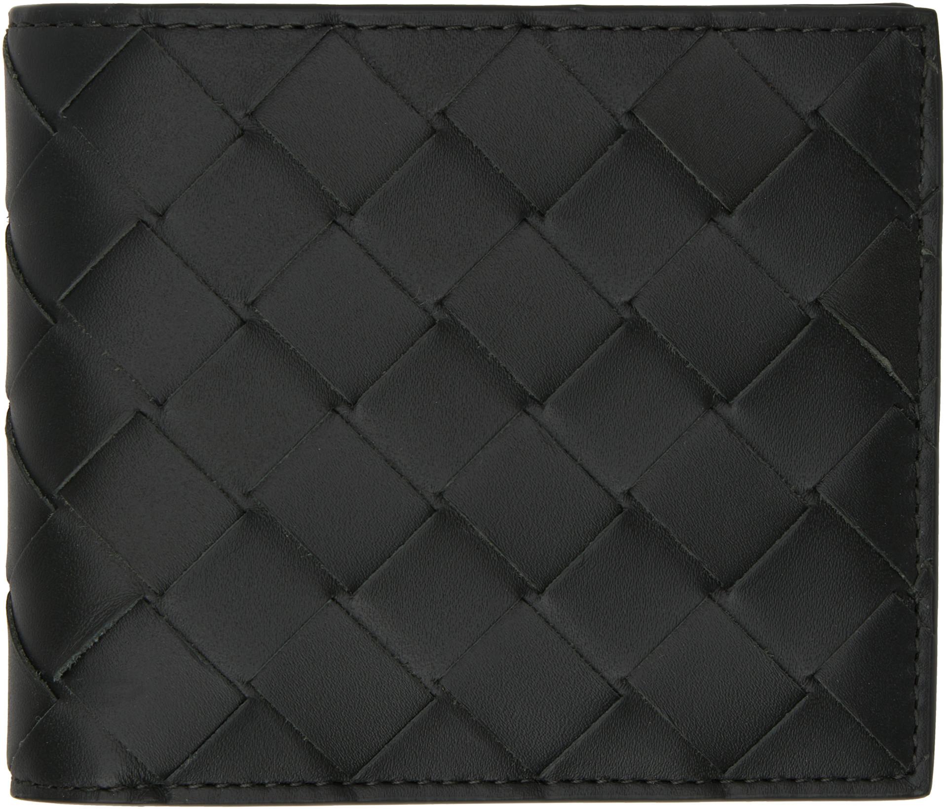 Khaki Intrecciato Bi-Fold Wallet by BOTTEGA VENETA