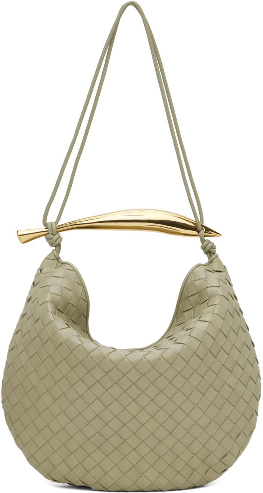 Khaki Medium Sardine Bag by BOTTEGA VENETA