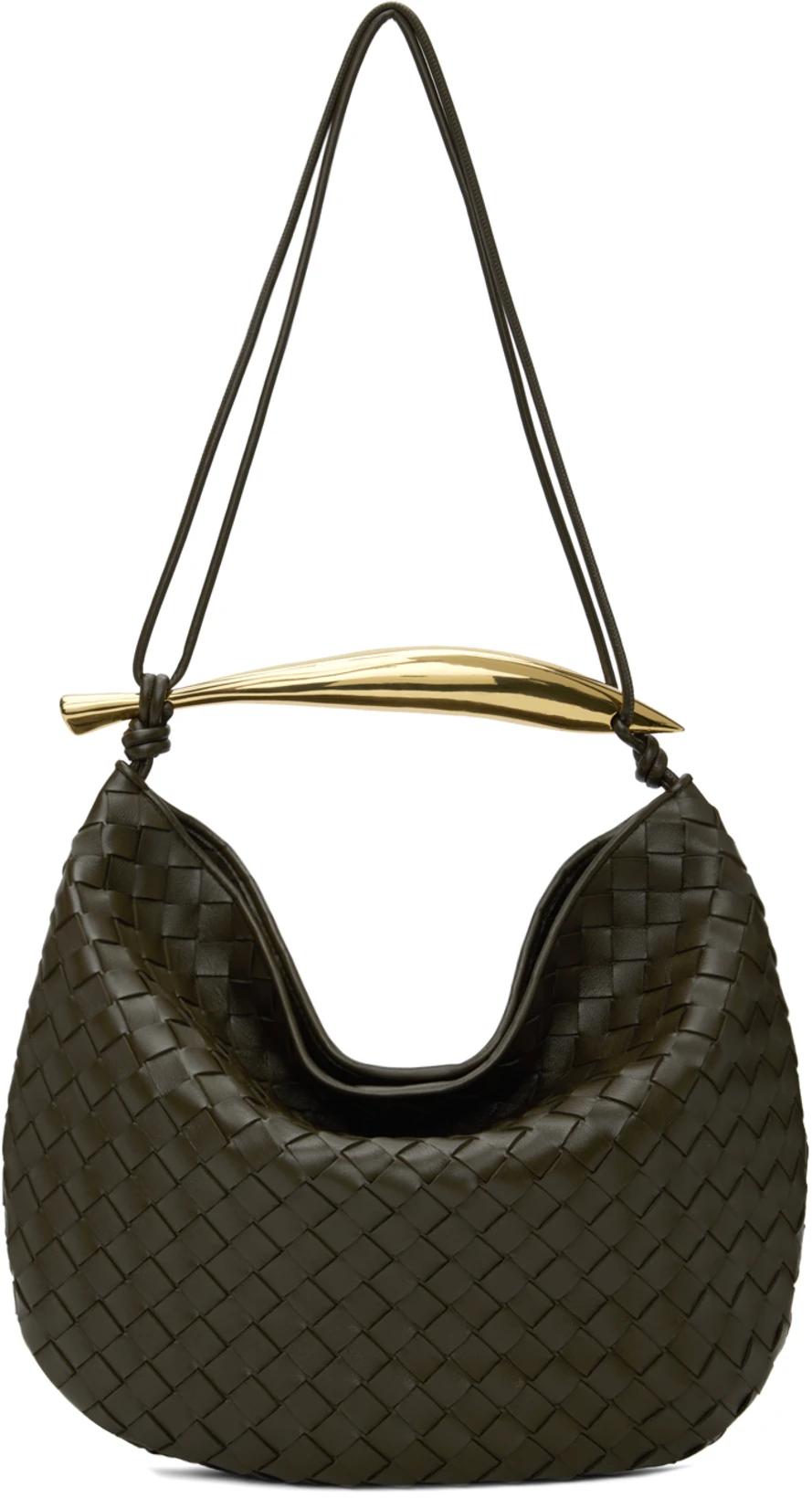 Khaki Medium Sardine Bag by BOTTEGA VENETA
