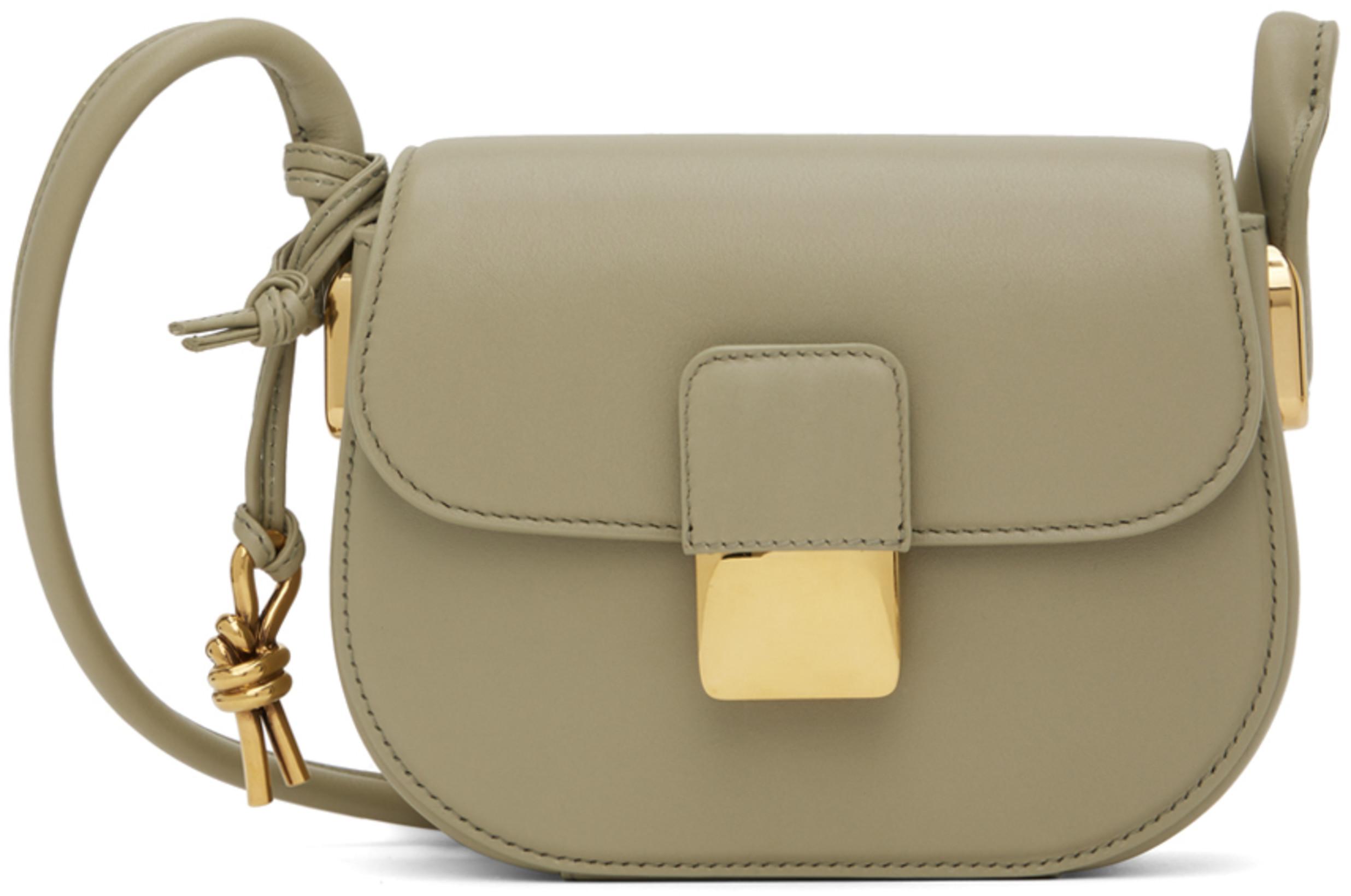 Khaki Mini Desiree Bag by BOTTEGA VENETA