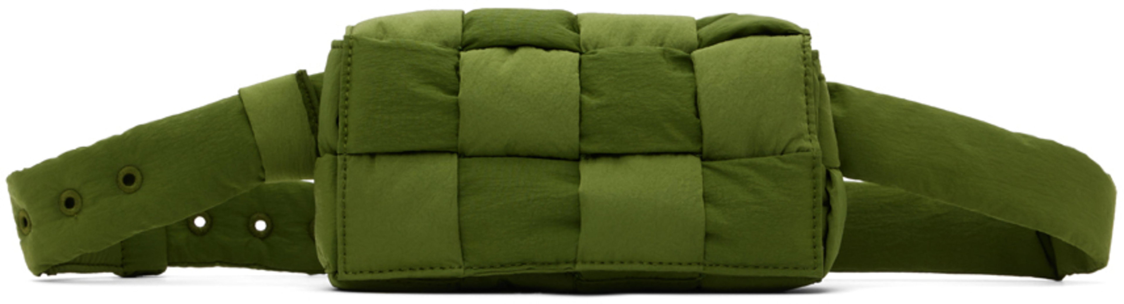 Khaki Padded Tech Cassette Bag by BOTTEGA VENETA