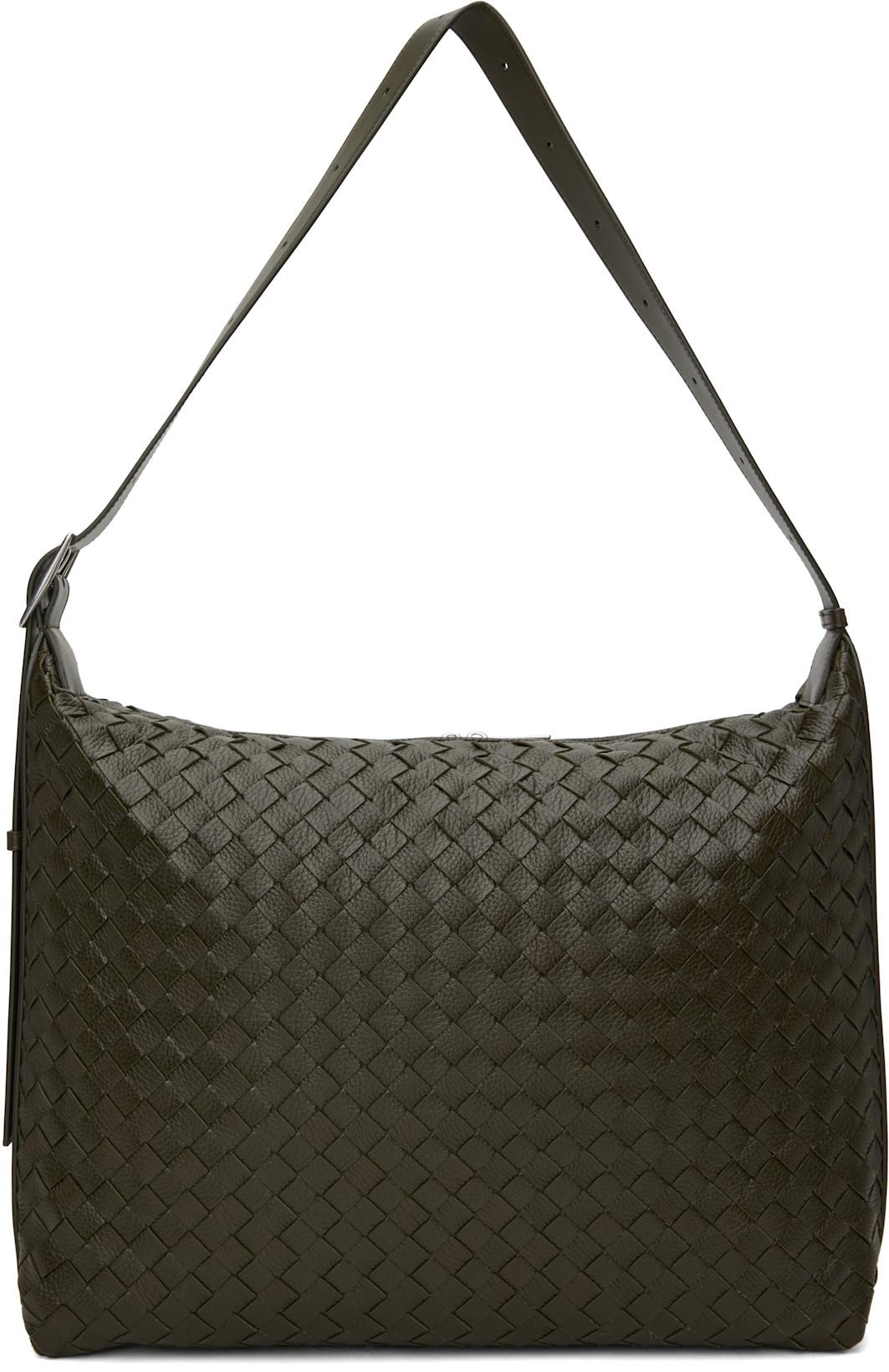 Khaki Traveller Bag by BOTTEGA VENETA