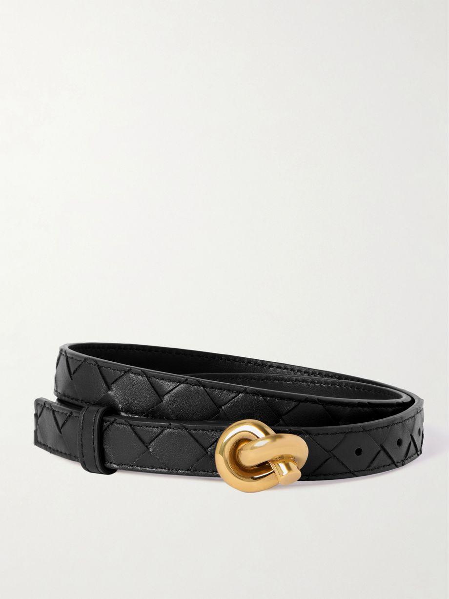 Knot Intrecciato leather belt by BOTTEGA VENETA