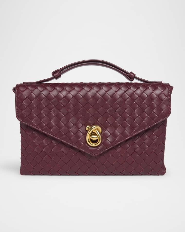 Knot Lock Leather Top-Handle Bag by BOTTEGA VENETA