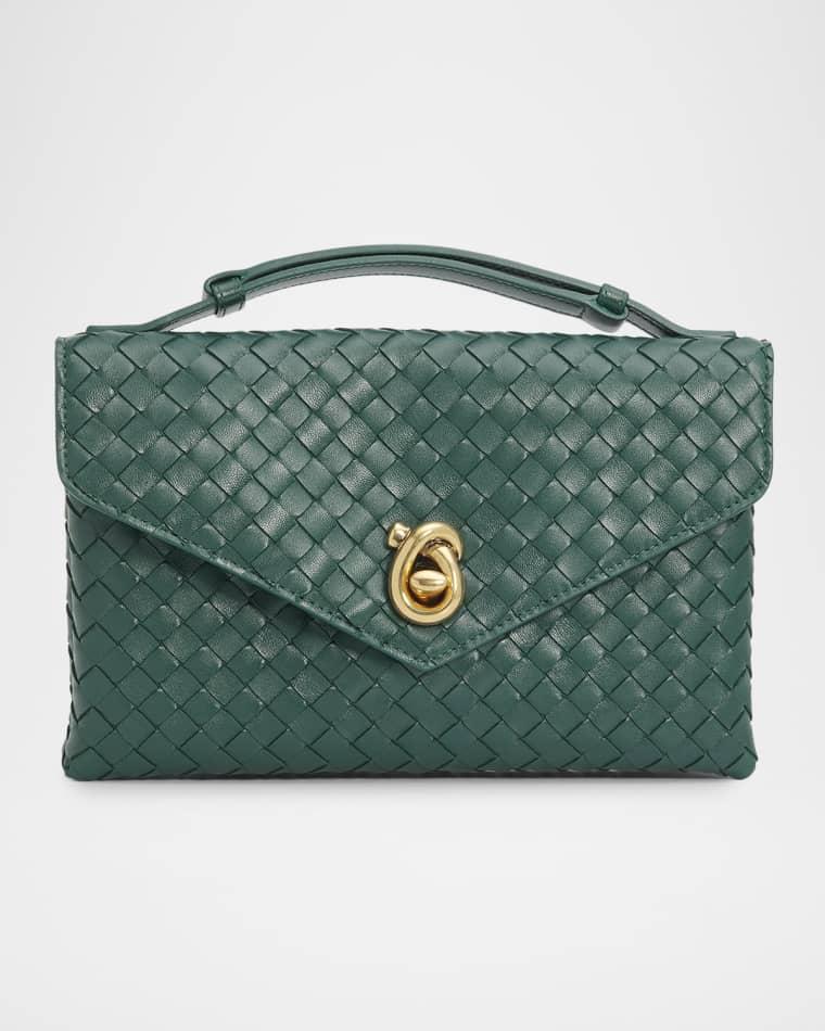 Knot Lock Leather Top-Handle Bag by BOTTEGA VENETA