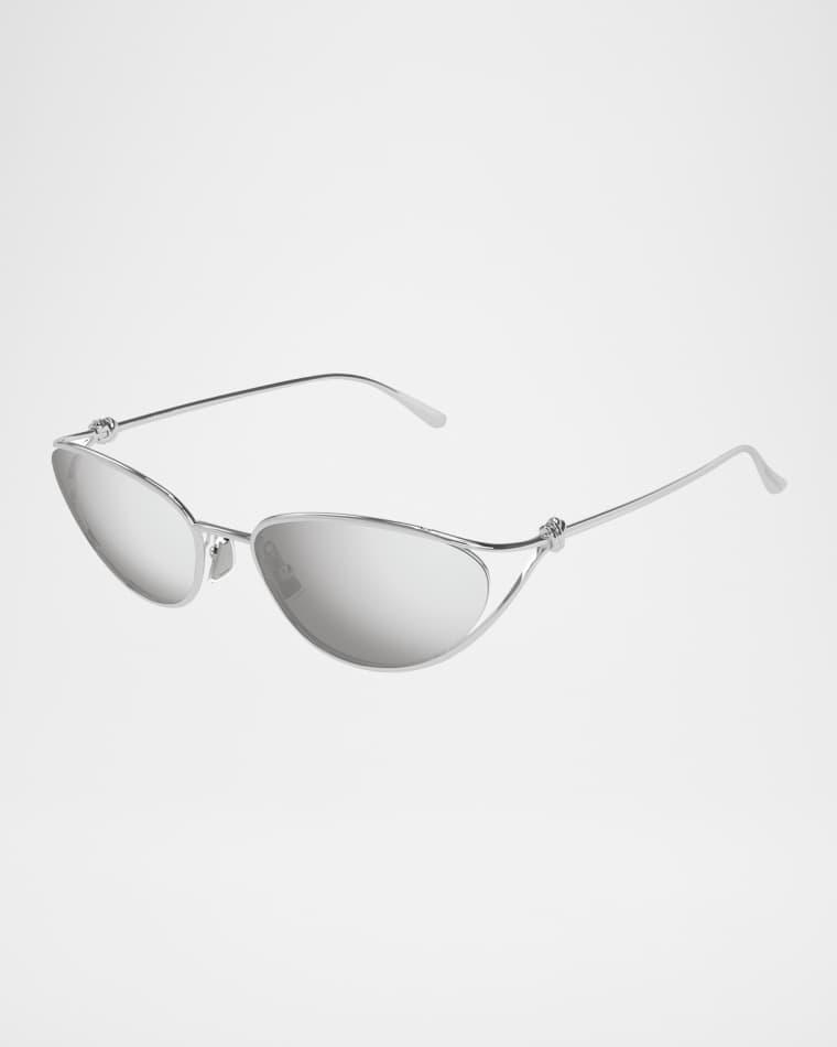 Knot Metal Cat-Eye Sunglasses by BOTTEGA VENETA